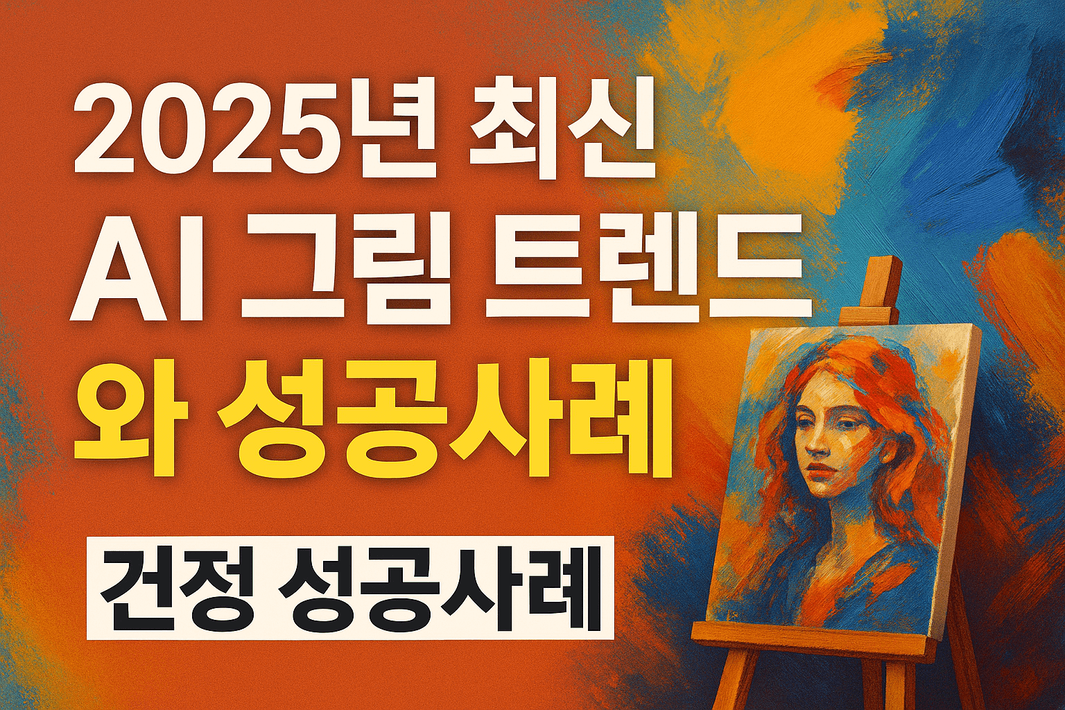 2025년 최신 AI 그림 트렌드와 성공사례