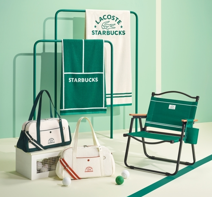 스타벅스 프리퀀시 꿀팁 라코스테 의자 가방 수령후기