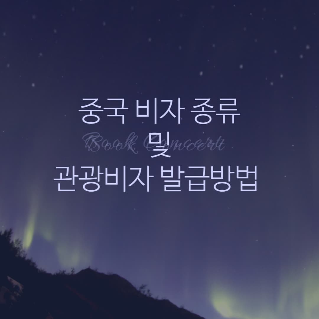중국비자종류-및-관광비자-발급방법