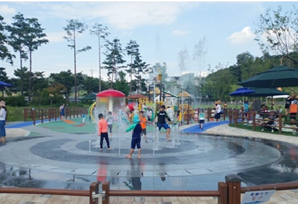 중랑캠핑숲 물놀이장