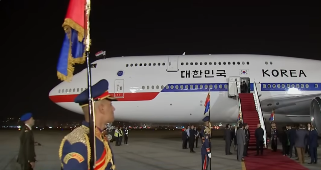 대한민국 대통령 이집트 도착