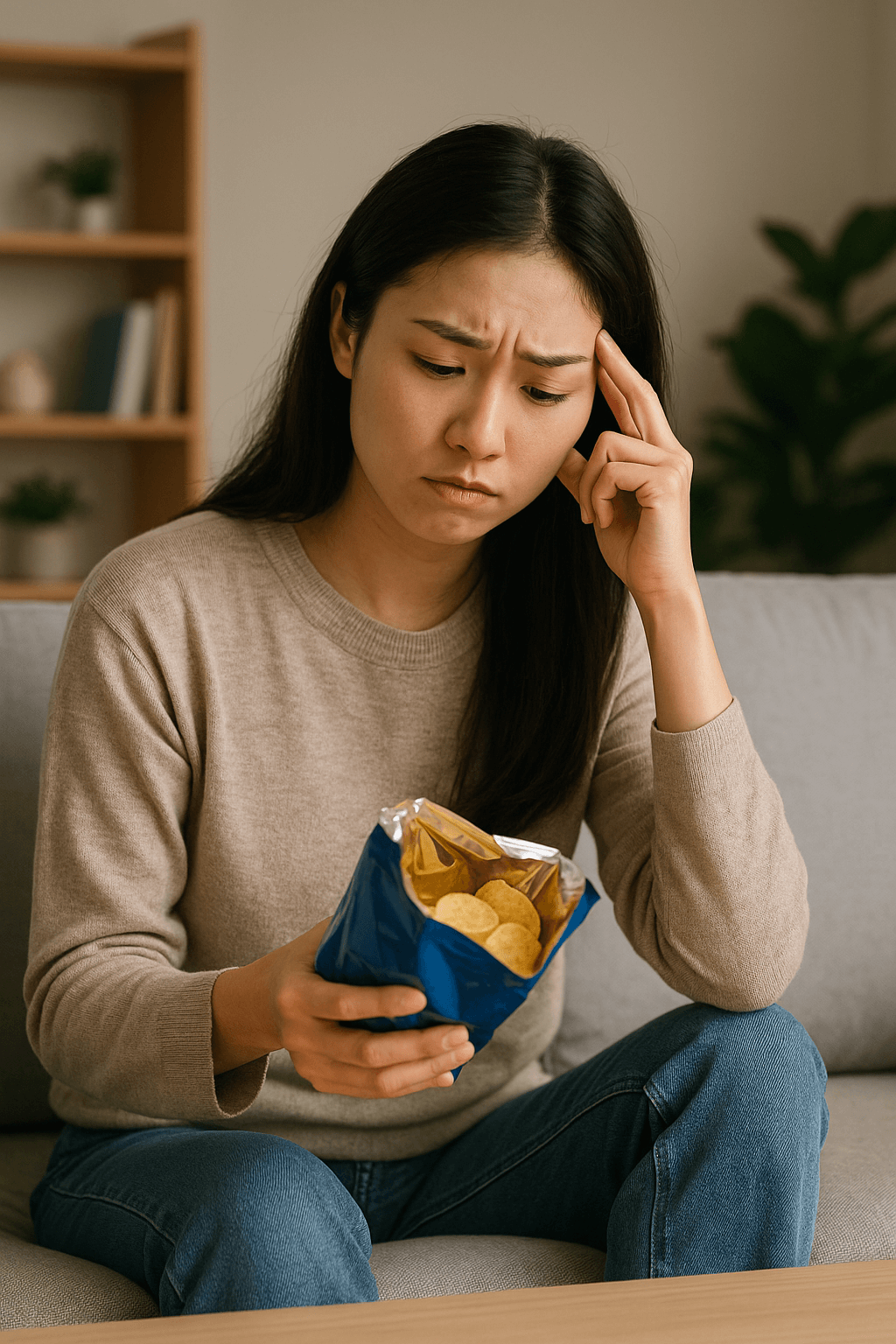 나쁜습관을 끊기위해 노력하는 현대인의 이미지