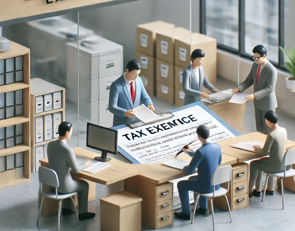 임대주택 혜택 신청 절차를 표현