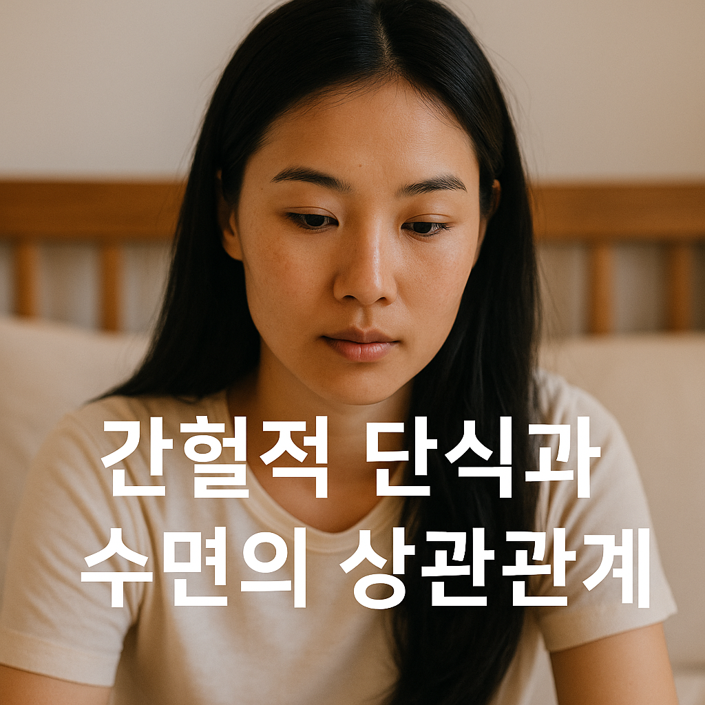 간헐적 단식과 수면의 상관관계 &ndash; 공복이 숙면에 미치는 영향 관련 사진