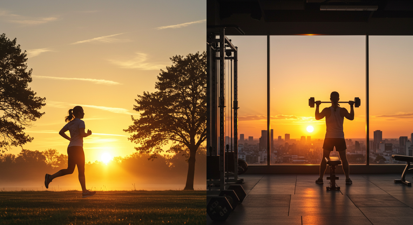 아침 운동? 저녁 운동? 지금 바로 판별하자!