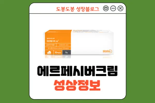 에르페시버크림 제품 박스 이미지