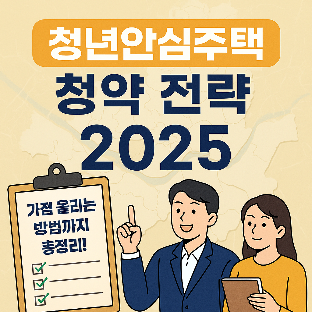 청년안심주택 청약, 성공 확률 높이는 실전 전략｜2025 청년&middot;신혼부부 필독 가이드
