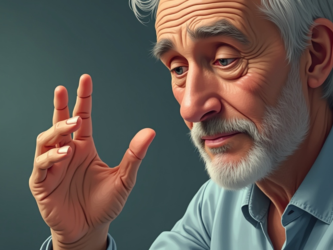 파킨슨병과 다른질병을 구분하지 못해 어리둥절한 노인