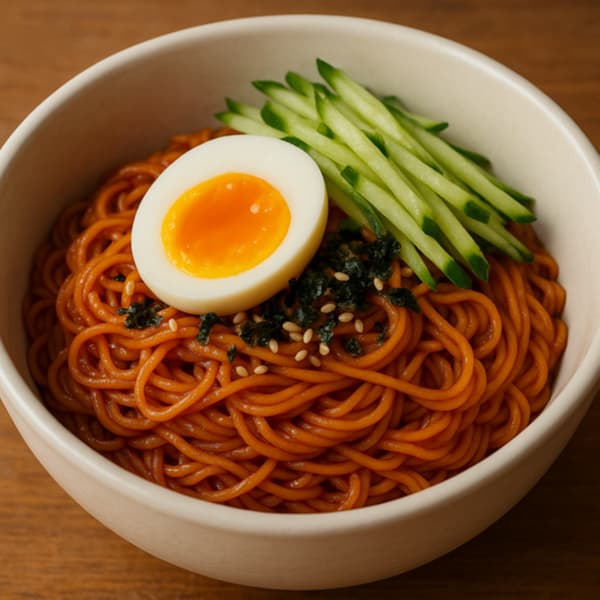 비빔국수도 오이지무침 황금레시피에 잘 어울림