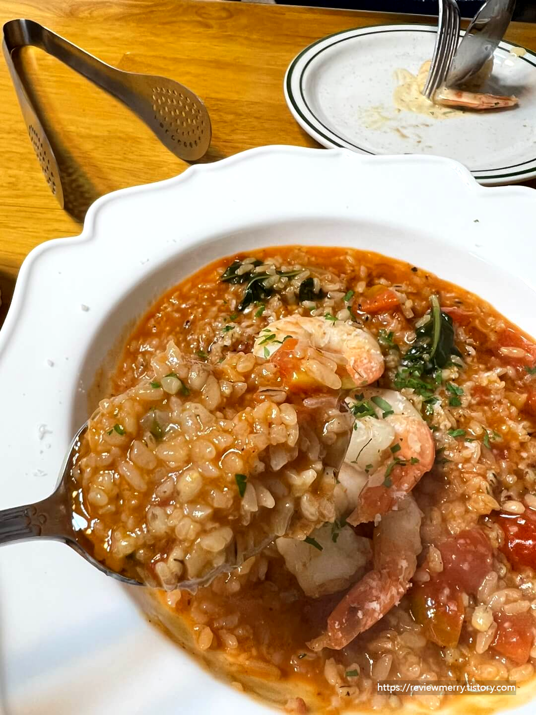 리조또 한숟가락