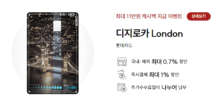 "디지로카 London 카드"