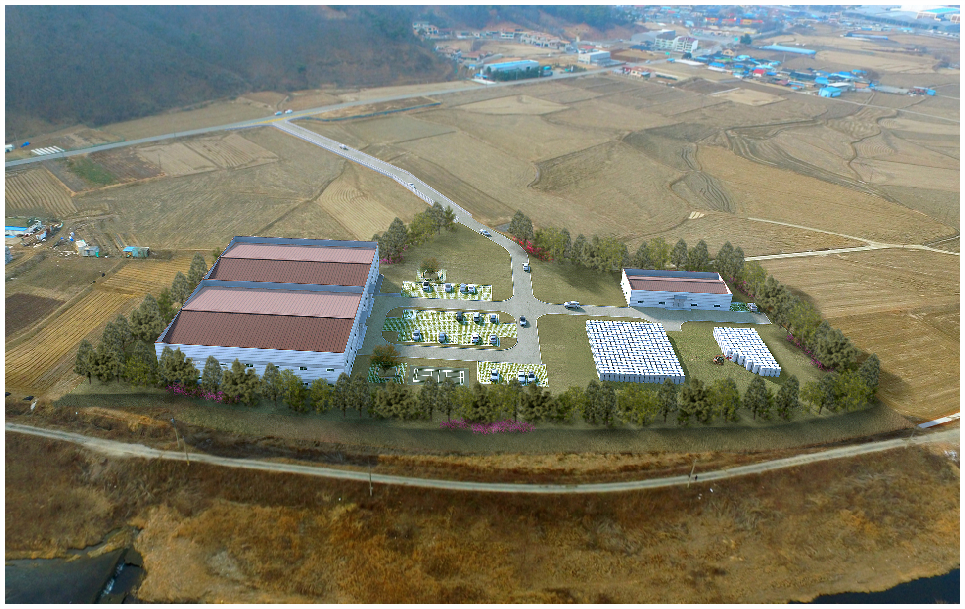 삼정엔지니어링 충남 천안시 동남구 광덕면 공장 부지조성