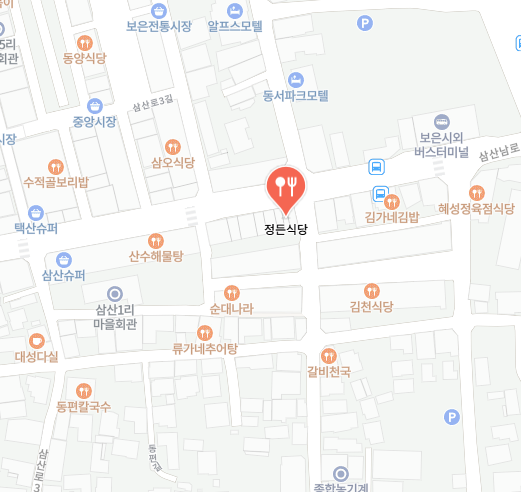 정든식당 정보