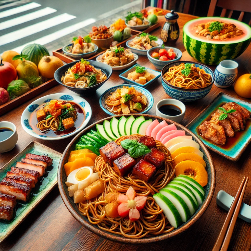 국제거리에서 맛보는 오키나와 전통음식