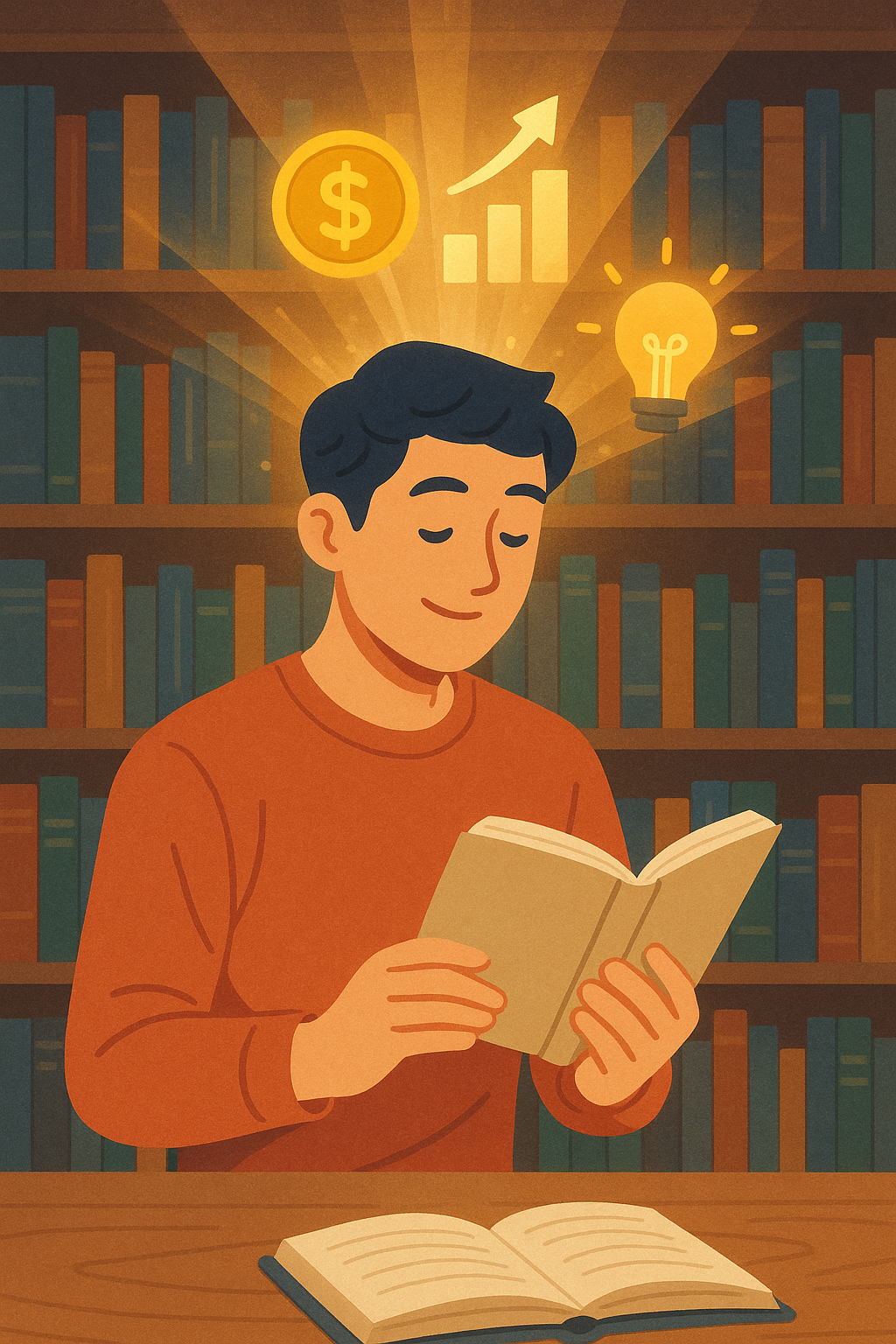 경제 도서 읽는 이미지