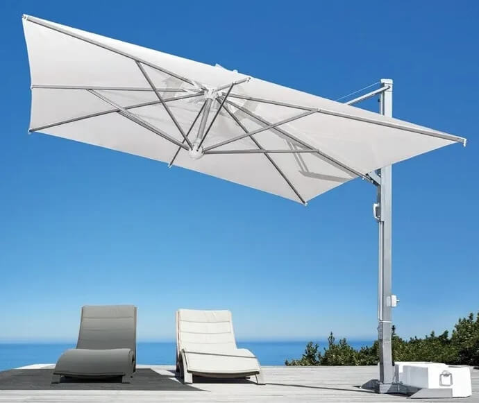 파라솔을 이용한 쾌적한 여름 휴가!