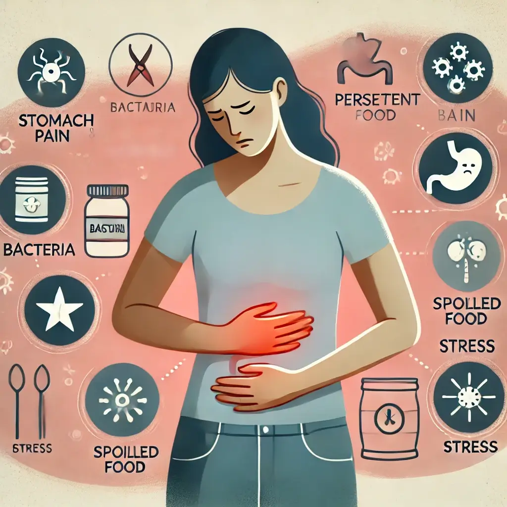 배가 쑤시고 설사를 하는 원인