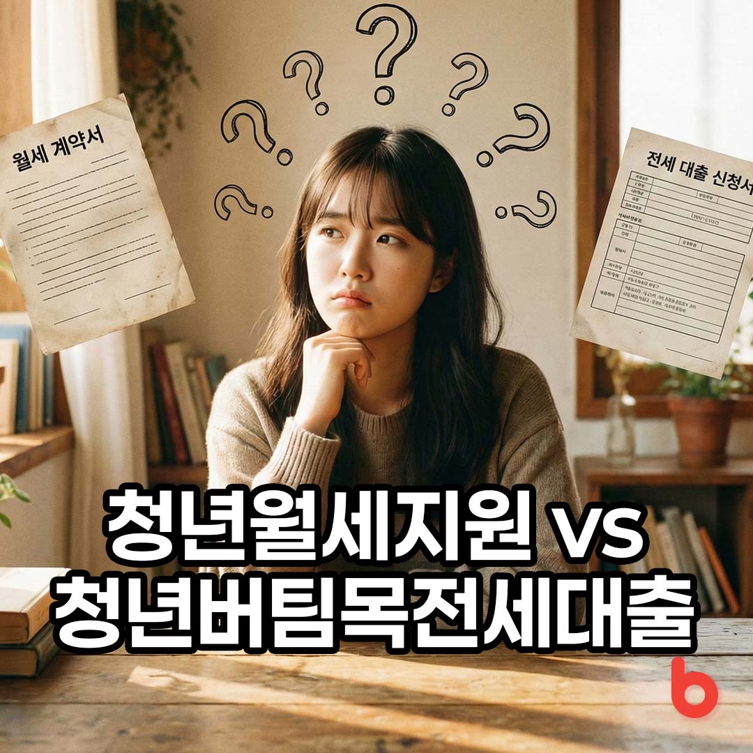 청년월세지원 vs 청년버팀목전세대출