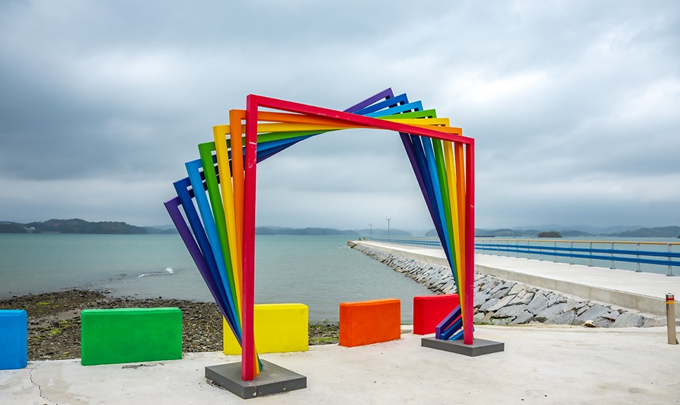 경남 사천 가볼만한곳 (무지개빛 해안도로)