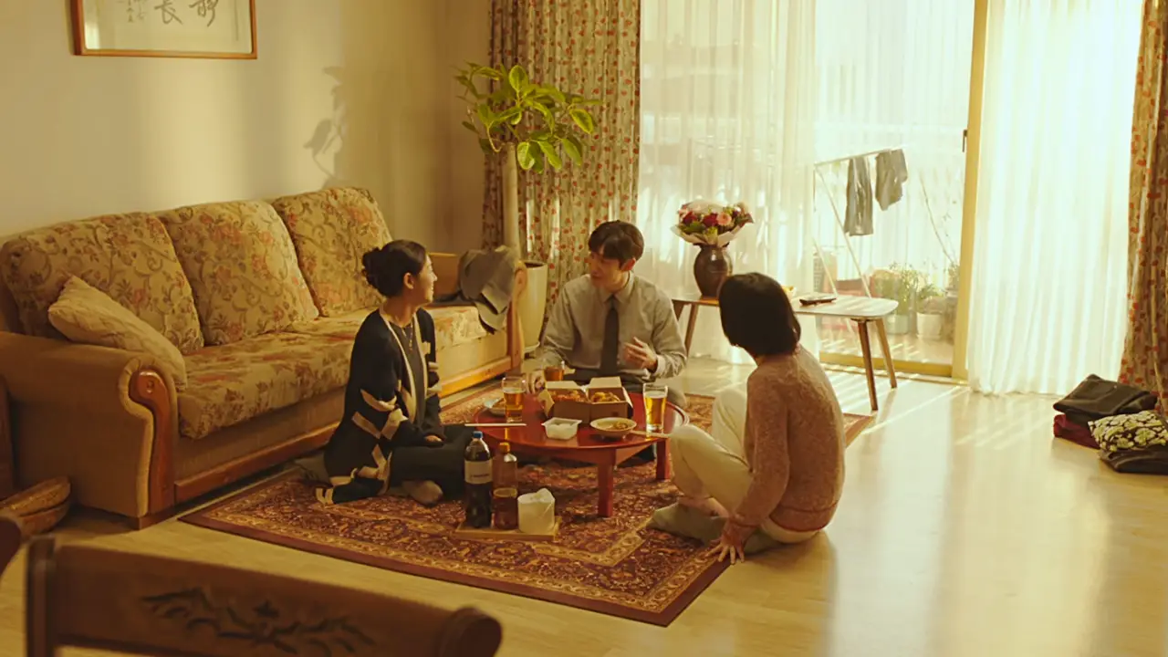 결말에서 규남이 동혁의 집을 방문한다.