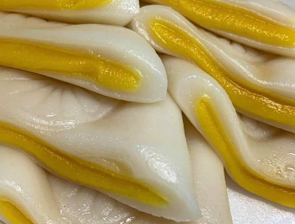 한국의 떡 종류 바나나떡-바나나 절편