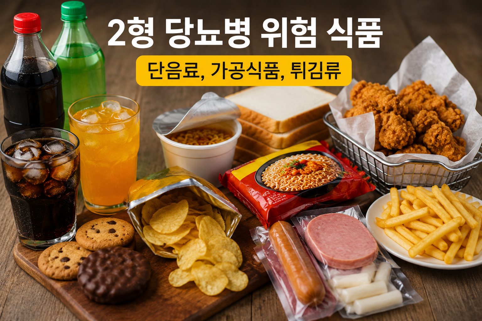 2형당뇨병 위험 식품