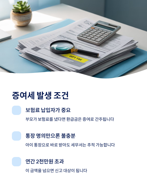 증여세 발생 조건