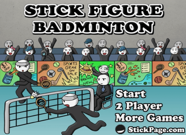 2인용-배드민턴-플래시게임-메인-화면