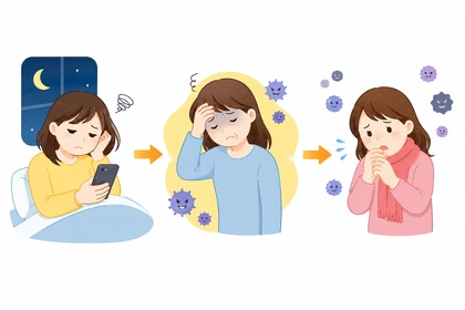 수면 부족과 면역력 저하 관계2
