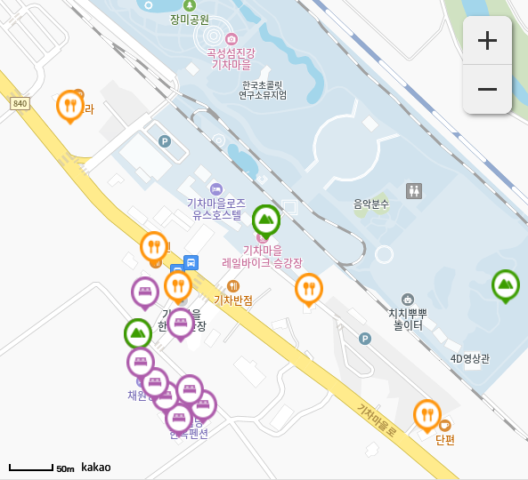 장미축제 장소 지도