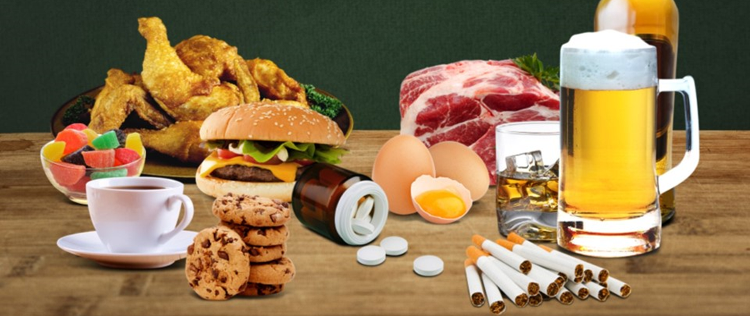 간에 않좋은 음식들