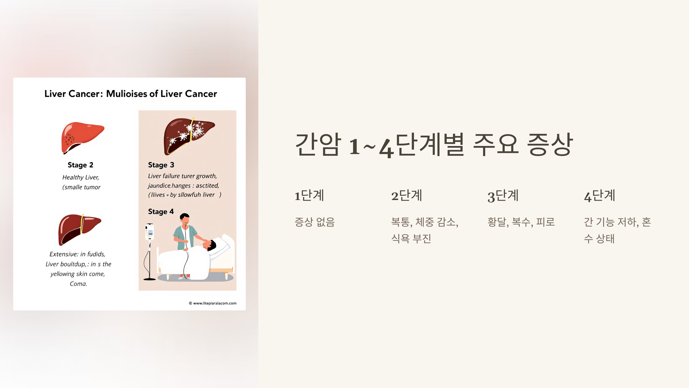 간암 단계별 증상