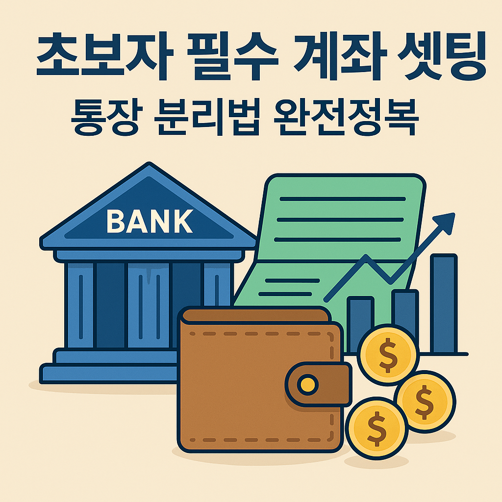 초보자 필수 계좌 세팅 – 통장 분리법 완전정복