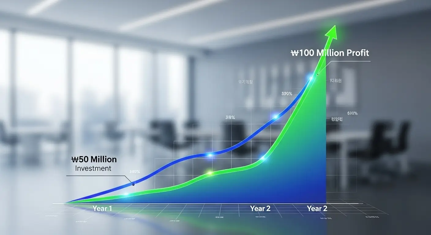 적은 갭투자 금액으로 높은 시세 차익을 얻는 높은 수익률 구조