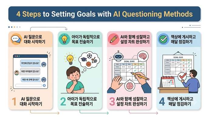 AI 질문법으로 목표 세우기 4단계