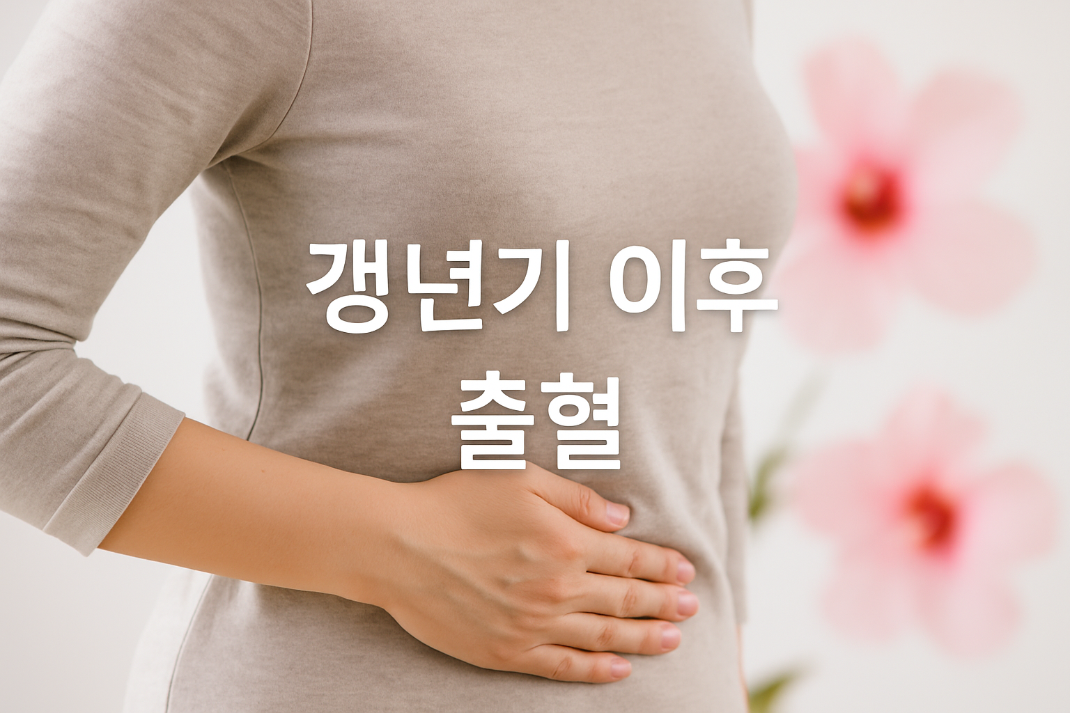 갱년기 이후 출혈에 관련 이미지