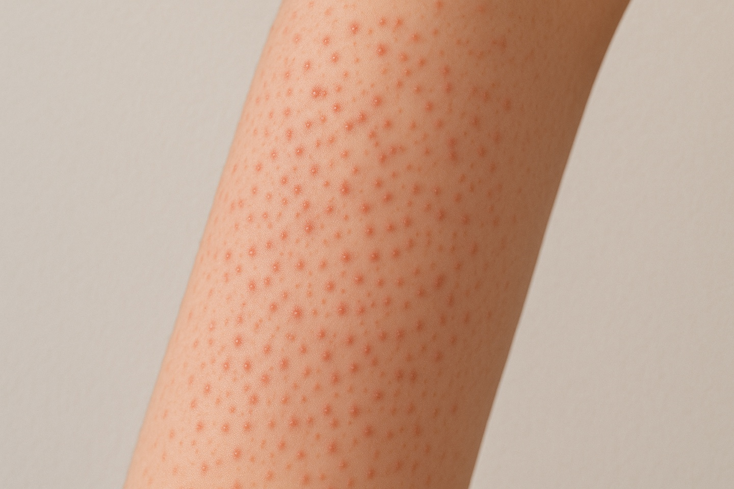 팔 다리 모공각화증 사진