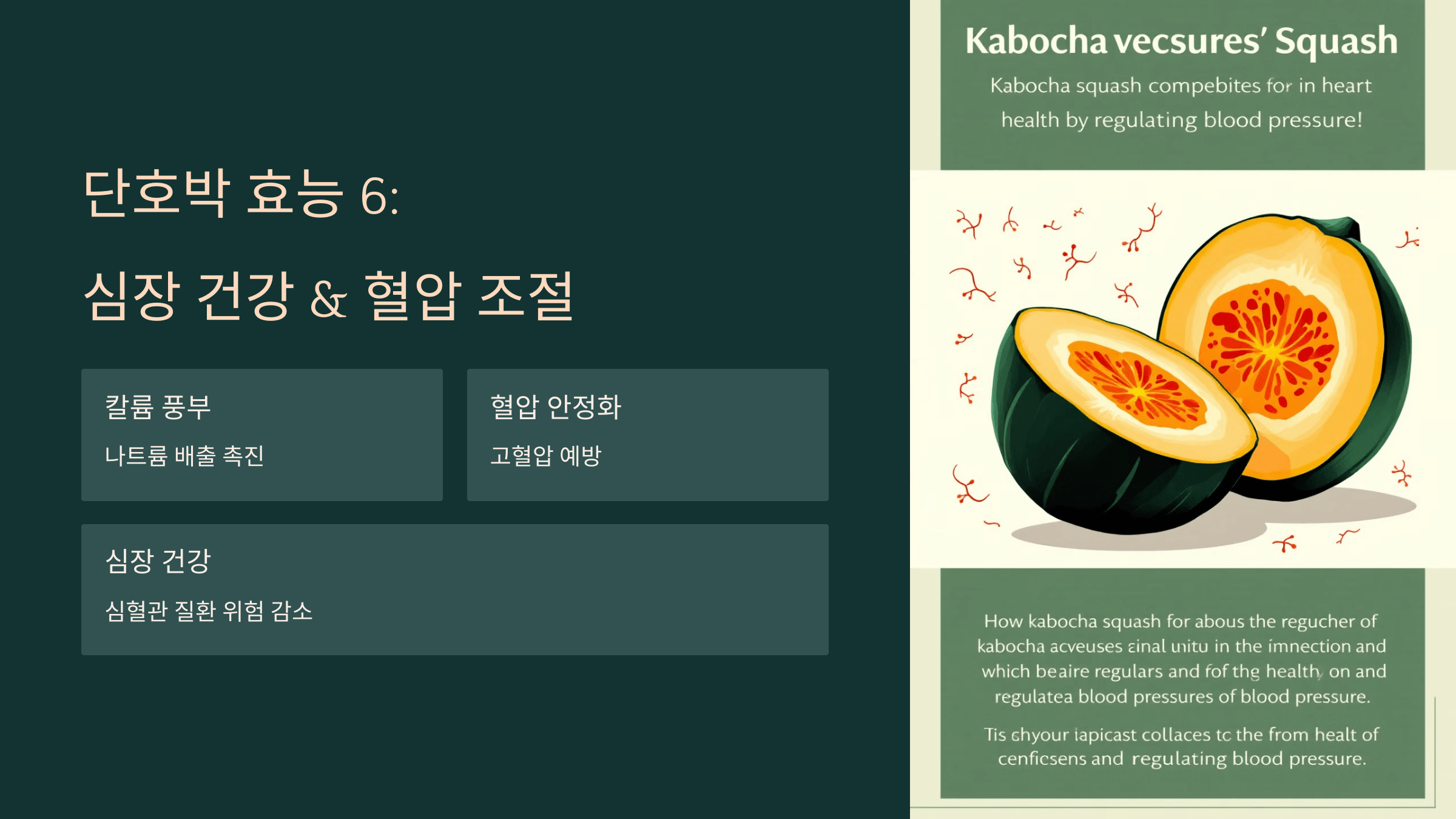 단호박 사진입니다.