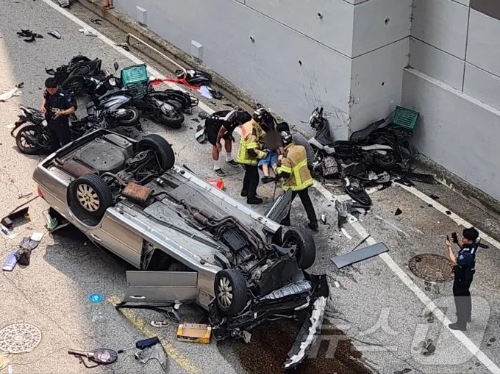 성북구-돈암동-아파트-차량전복사고-급발진주장