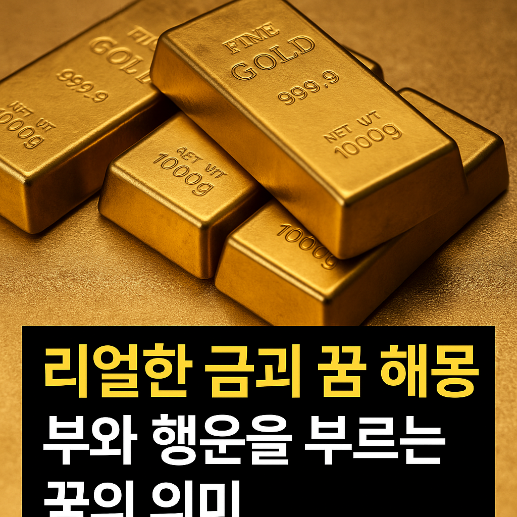 리얼한 금괴 꿈