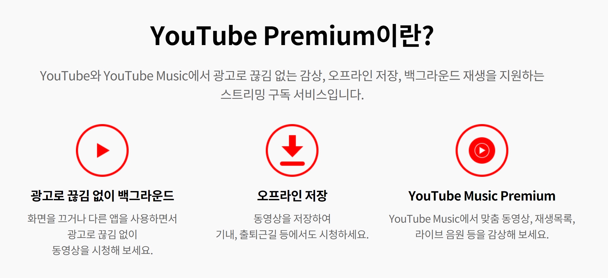 유튜브 프리미엄