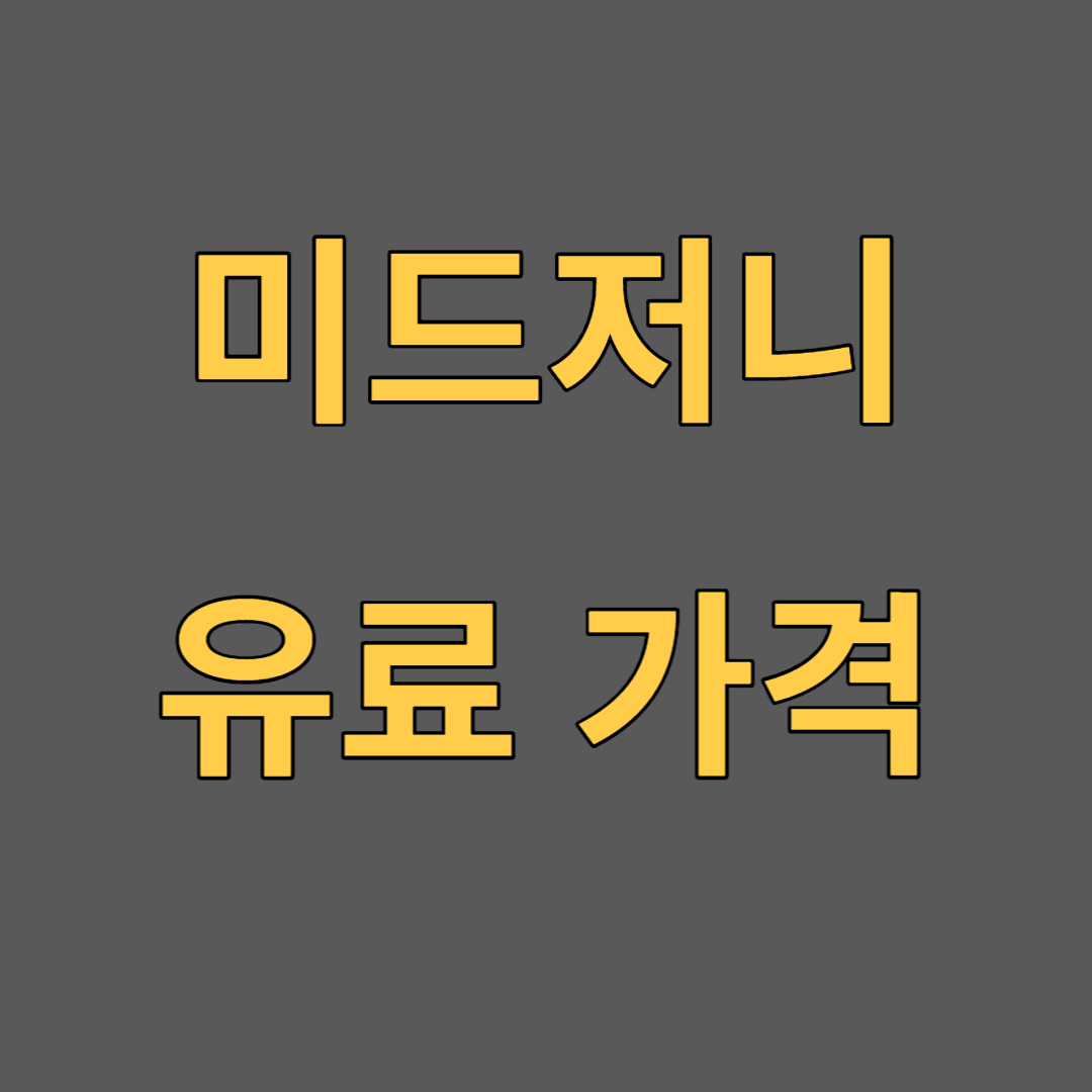 미드저니 유료 가격