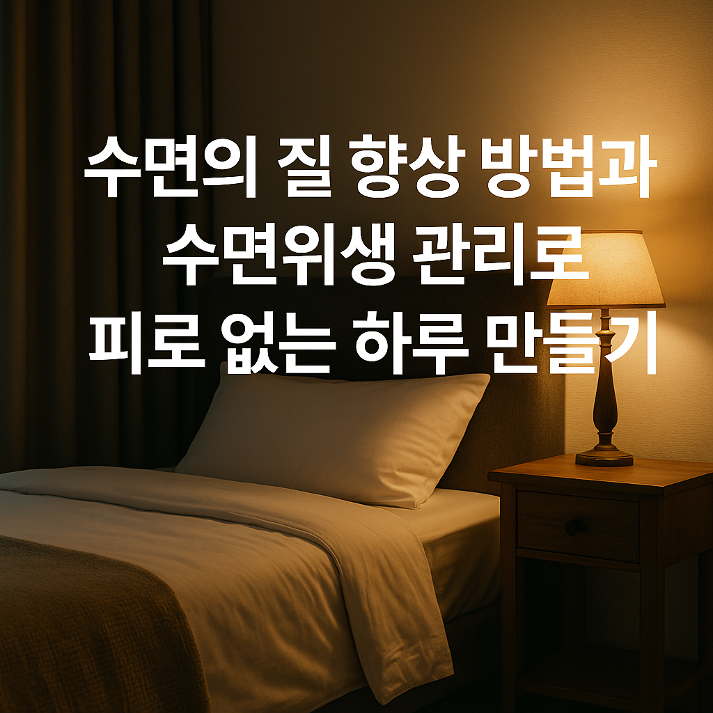 수면의 질