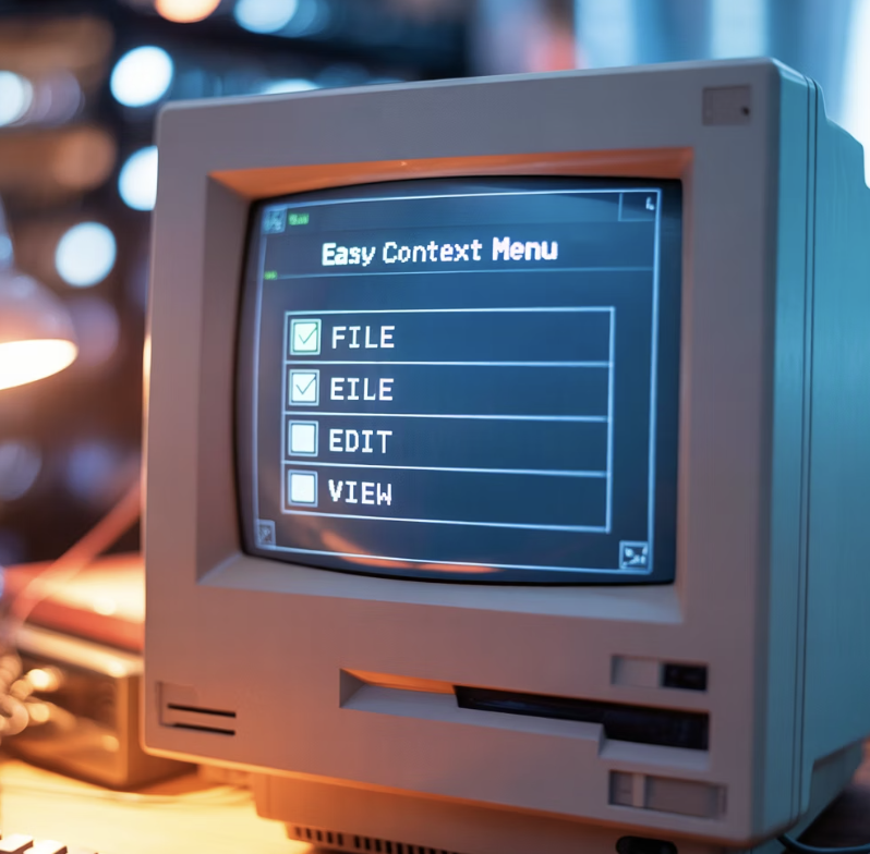 나만의 메뉴 추가하기, 'Easy Context Menu'