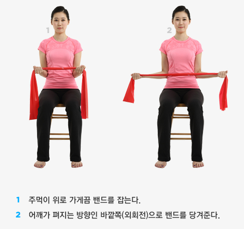 밴드 외회전 운동