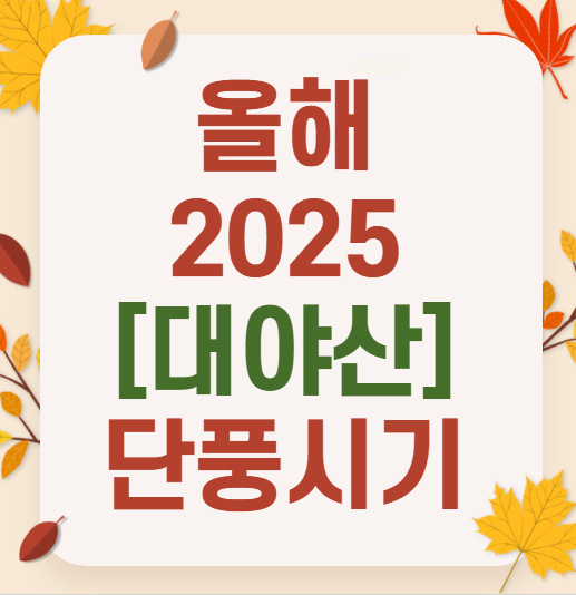 가을 산행 명소 대야산 🌳 2025 단풍 절정 시기 예상&middot;등산 코스별 특징 완벽 정리