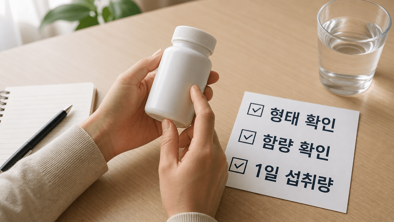 마그네슘 라벨 함량 확인