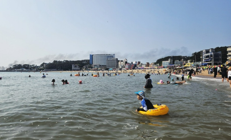 을왕리해수욕장 물놀이