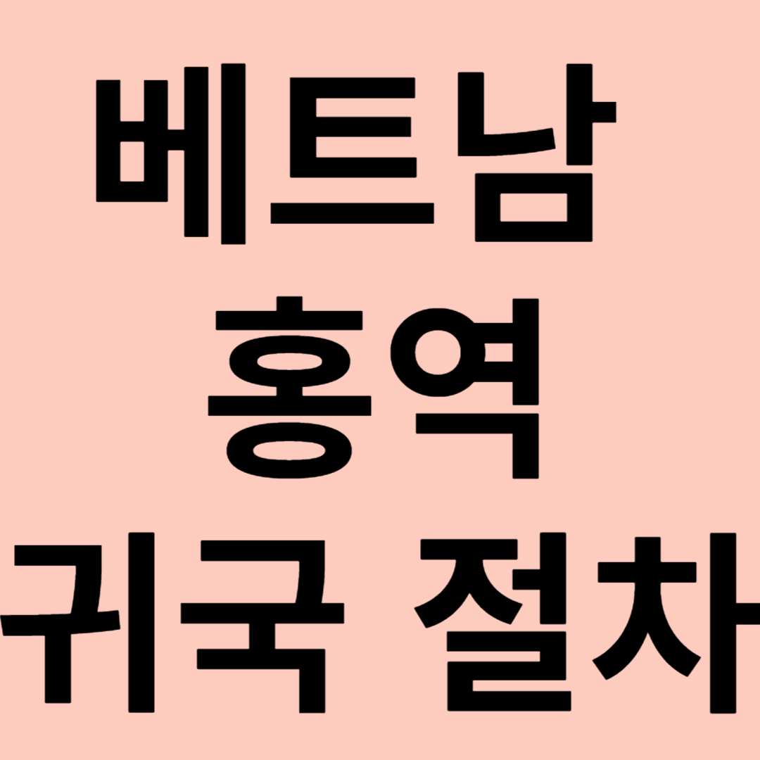 베트남 홍역 확진 뒤 귀국절차 관련 이미지
