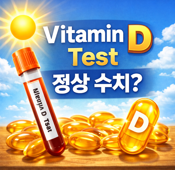 비타민 D 혈액검사 비용과 정상 수치 : 결핍 기준부터 결과 해석까지